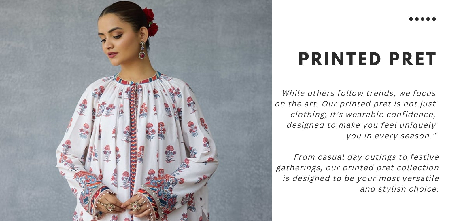 Stay Stylish This Winter with Trendellla’s Printed Pret & Block Print Dresses