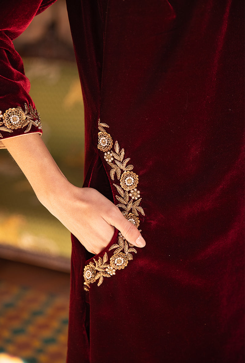 Luxe |Velvet Embroidered