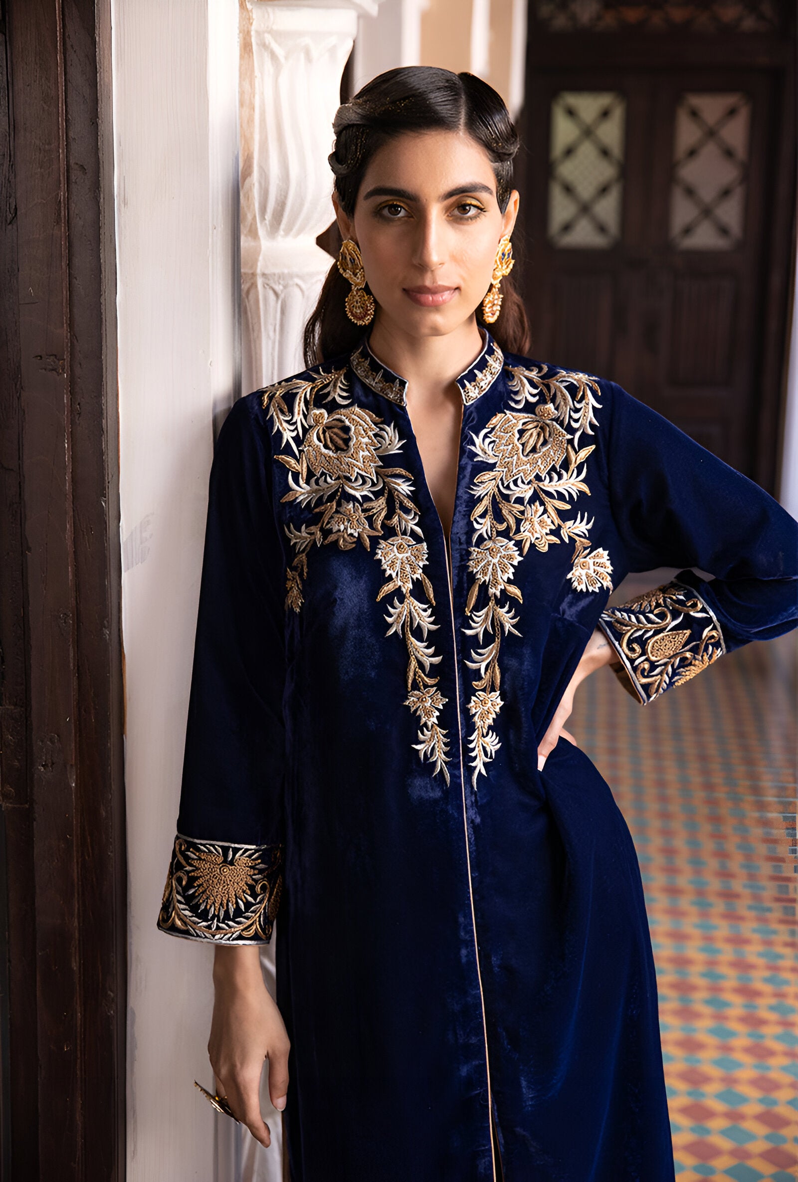 Luxe | Embroidered Velvet