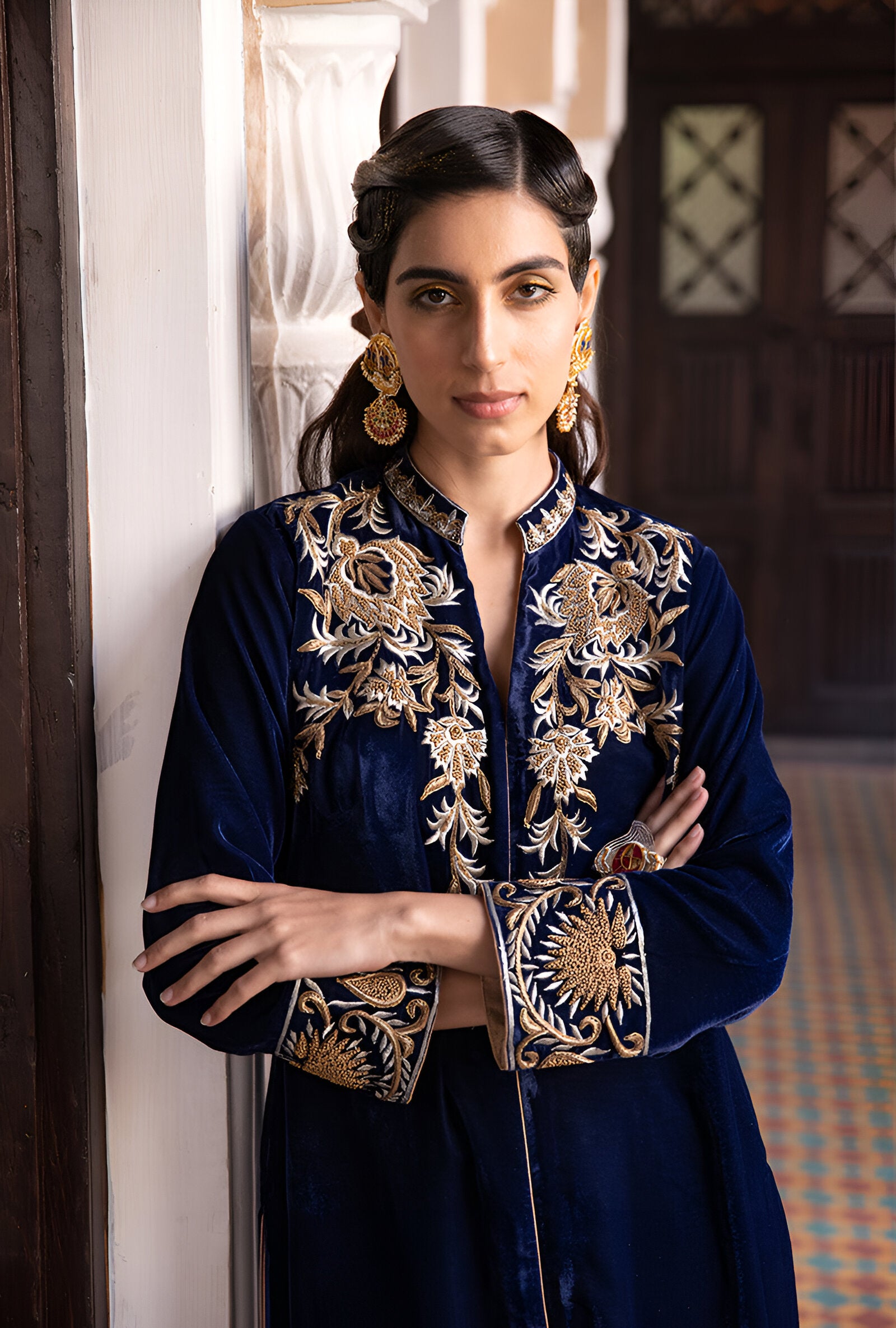 Luxe | Embroidered Velvet