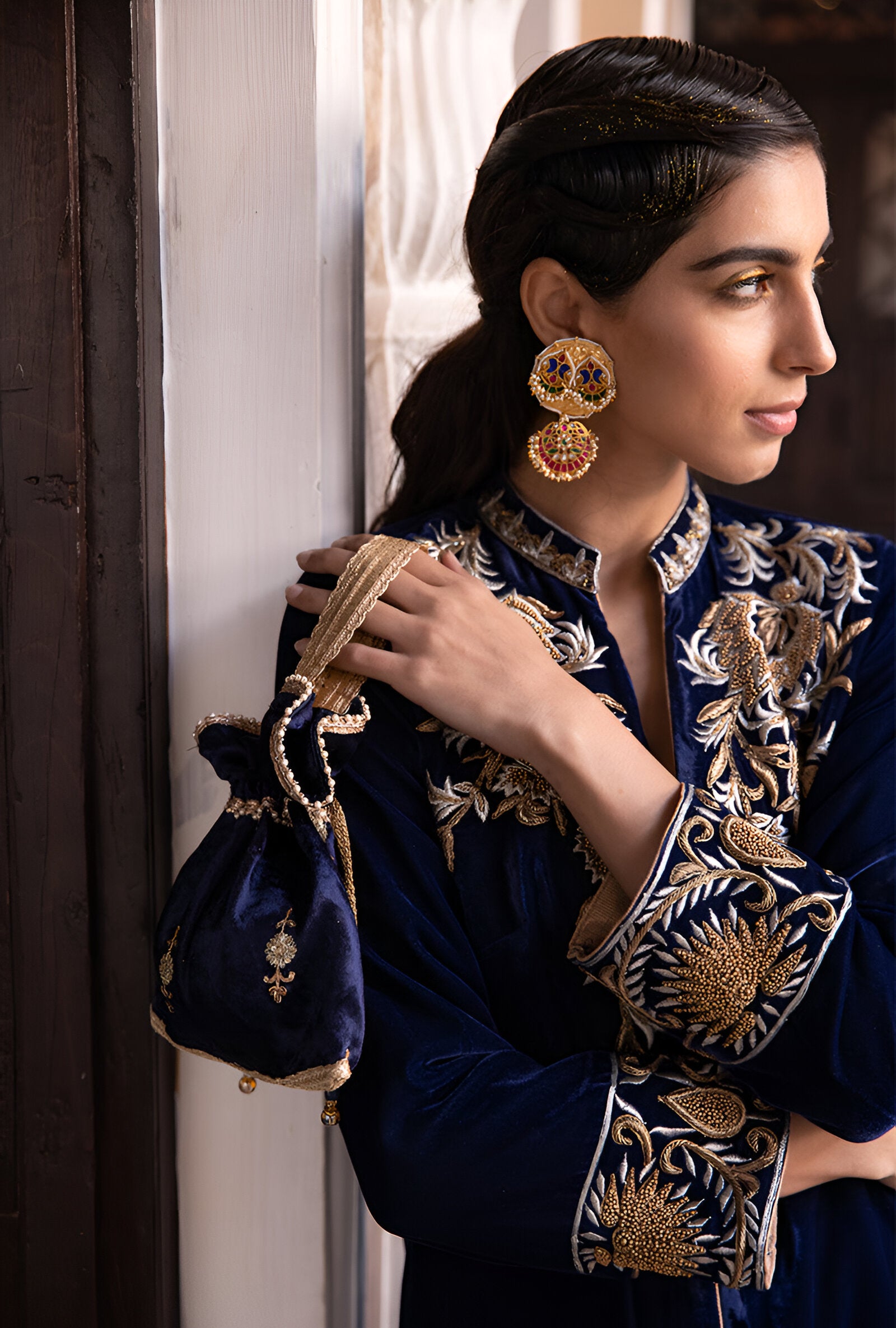 Luxe | Embroidered Velvet