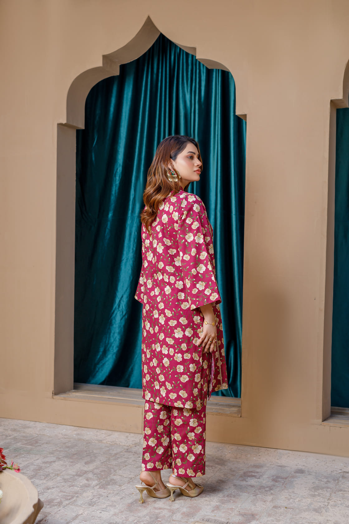 Printed Dress 2Piece Khaddar