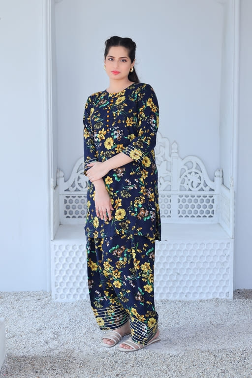 Printed Dress 2Piece