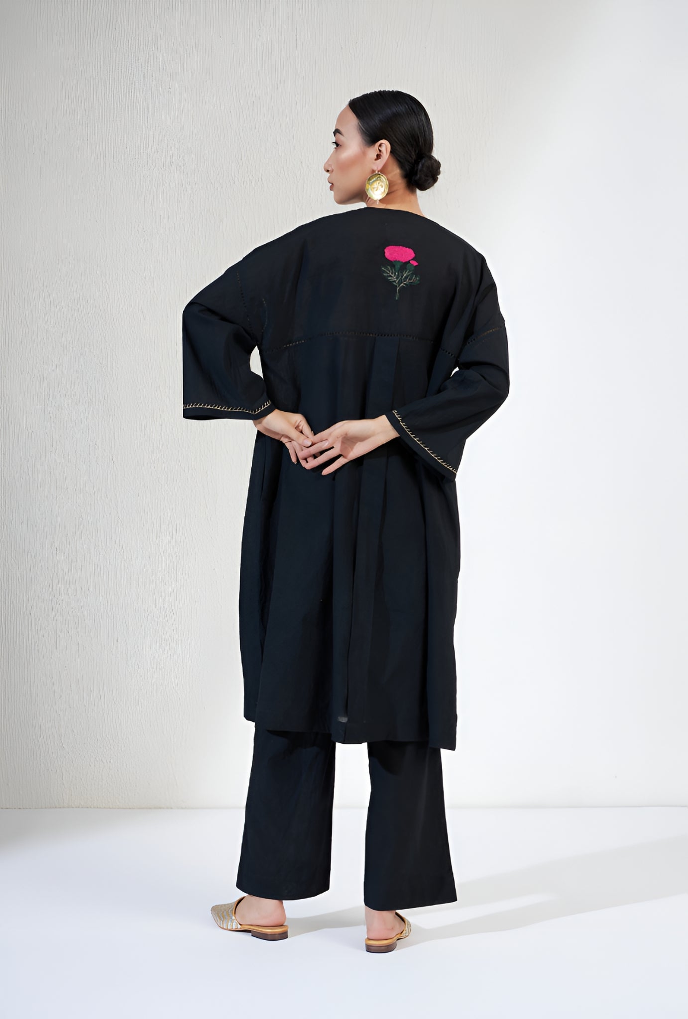 Embroidered Dress 2Piece