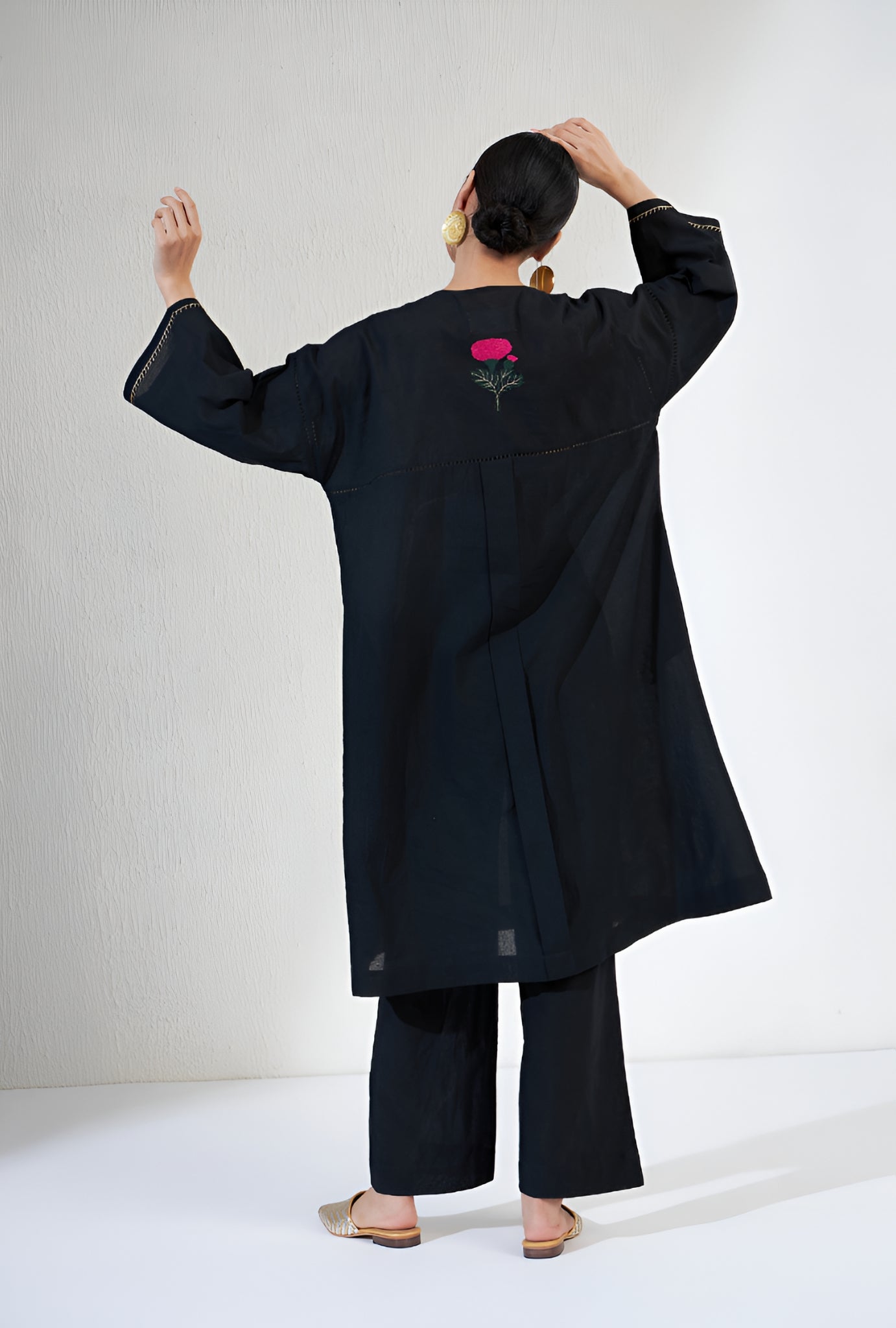 Embroidered Dress 2Piece