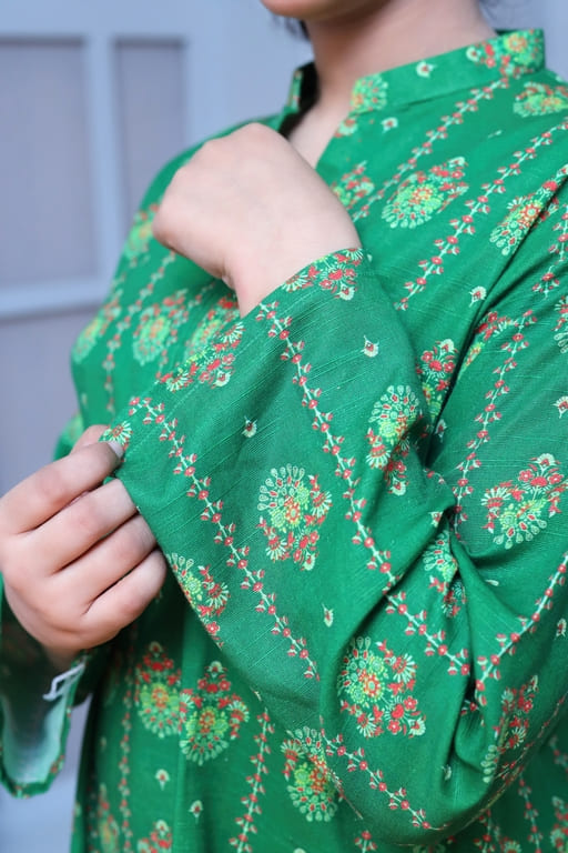 Printed Dress Khaddar