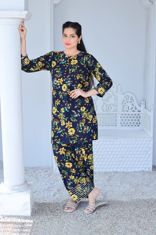 Printed Dress 2Piece